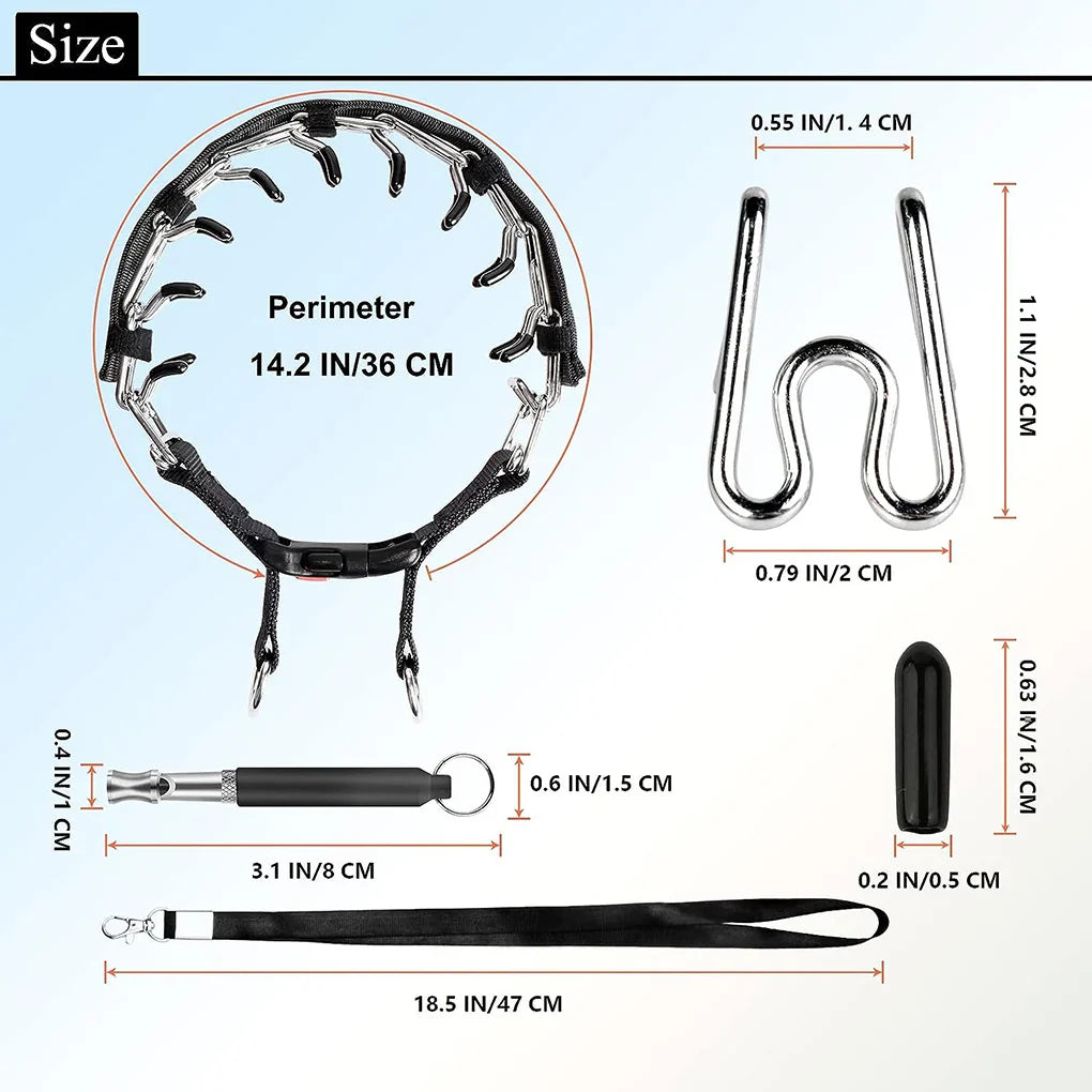 Adjustable Reflective Dog Training Prong Collar