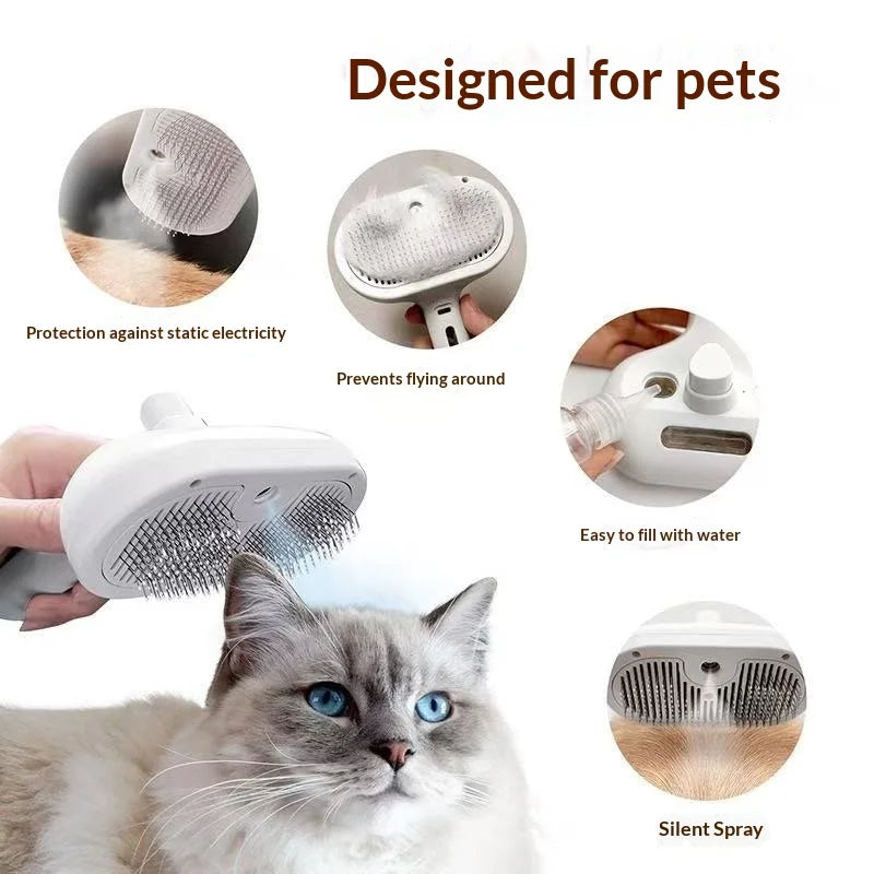 Steam Grooming Comb for Dogs and Cats