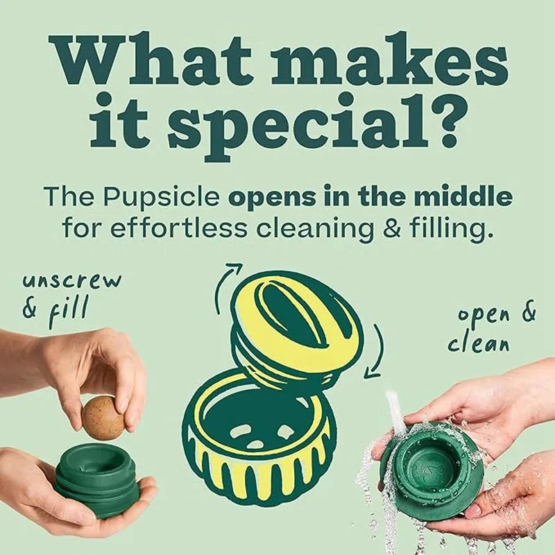 Interactive Dog Chew Toy for Treats and Mental Stimulation